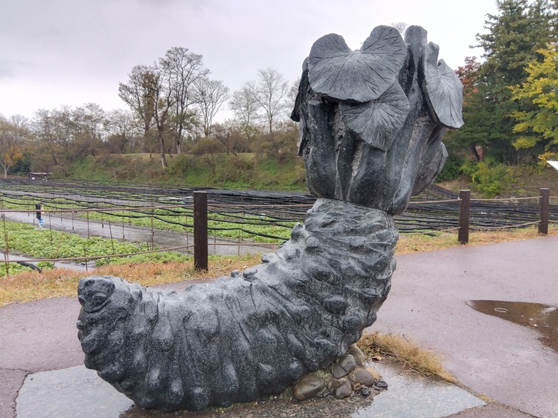 大王わさび農場のわさびオブジェ