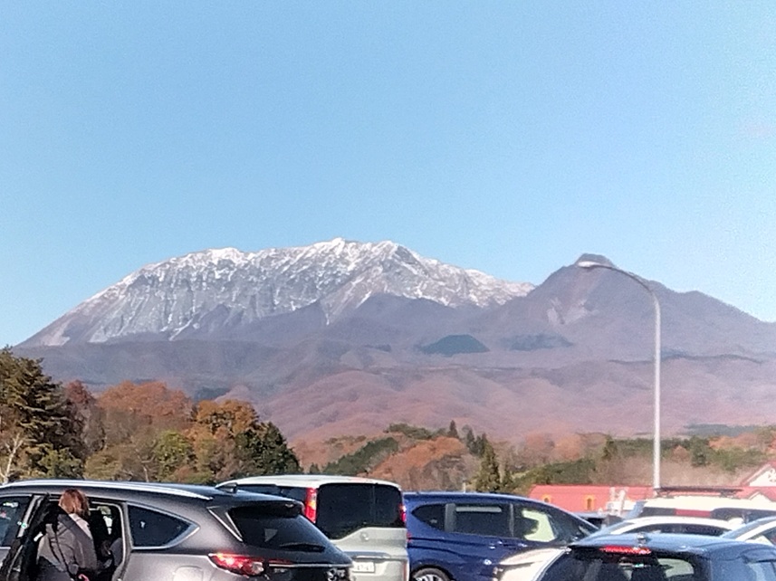 蒜山高原SAからみた蒜山