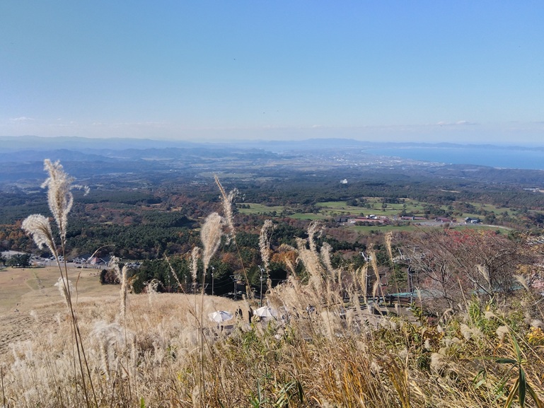 大山桝水高原・天空リフトからの景色