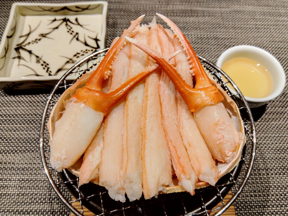 香住ガニ宝箱焼き